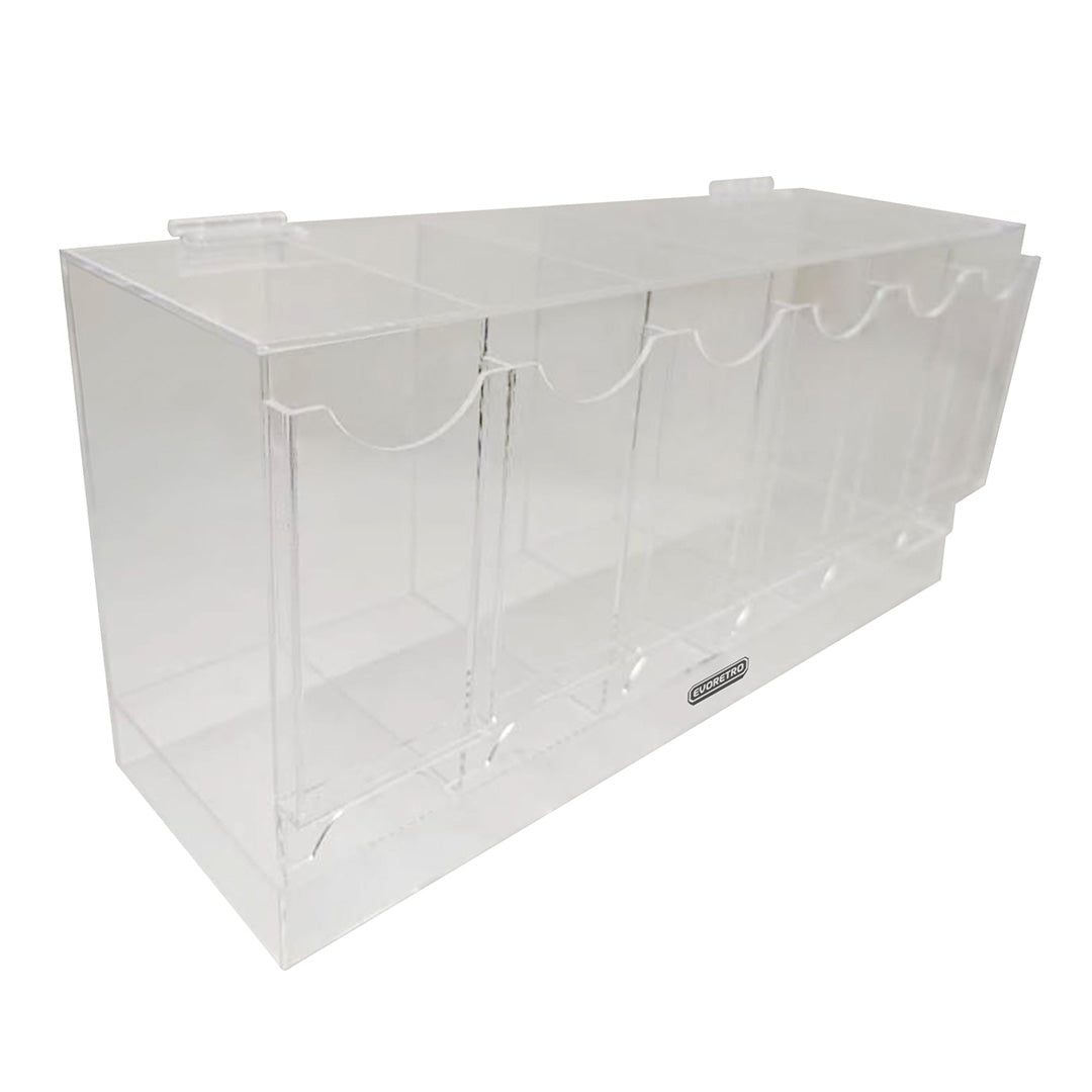 EVORETRO 6-Slot Acrylic Card Pack Dispenser