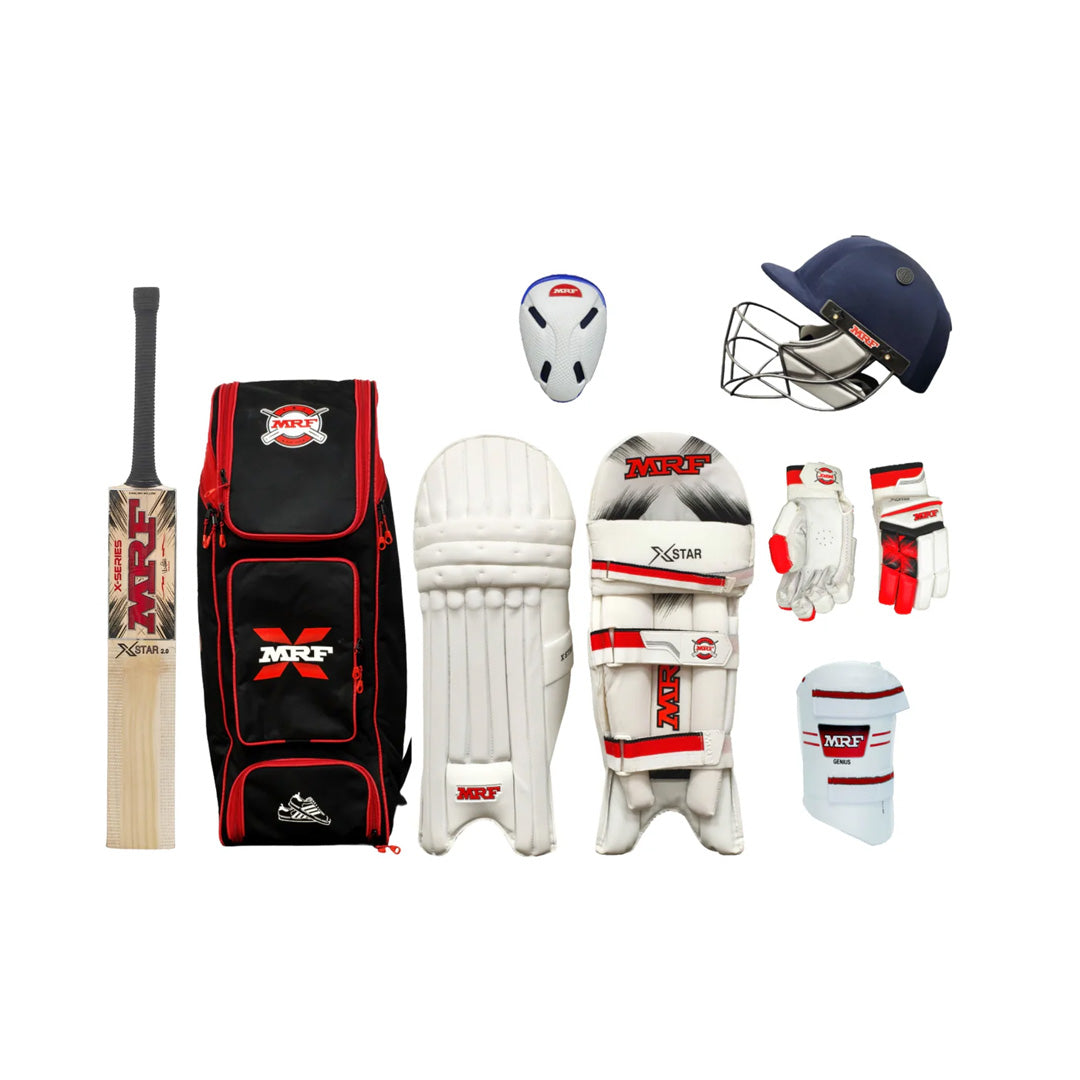 MRF Xstar 2.0 English Willow Cricket Kit Set for Adult
