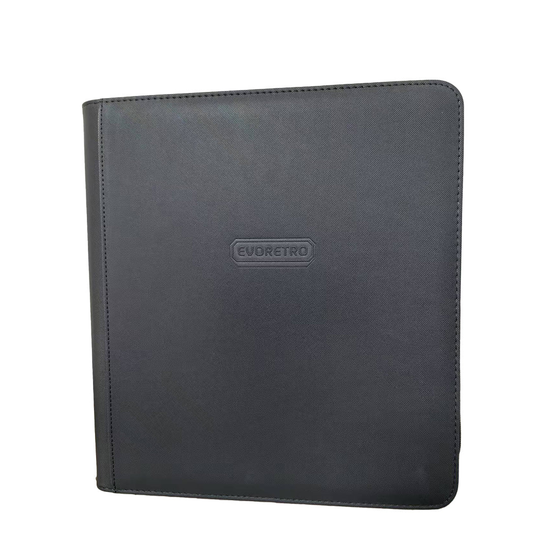 EVORETRO 4x3 Binder with Zipper - Black