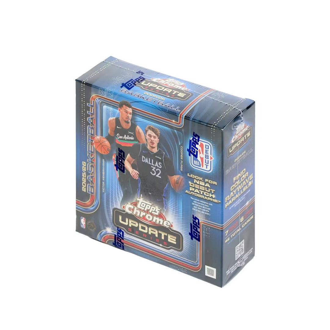 2025-26 Topps Chrome Update Series Basketball Mega Box