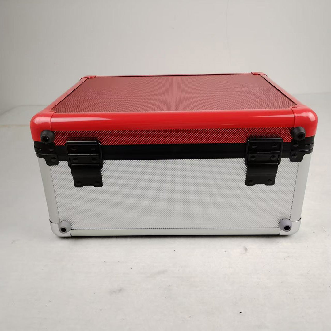 EVORETRO Red and Sliver Graded Card X Case 3 Rows TSA Lock good for 90 cards