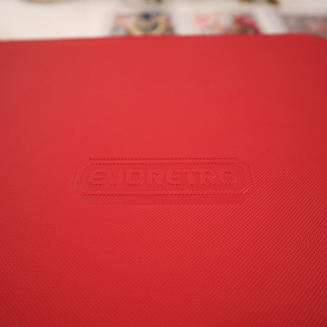 EVORETRO Regular Card Binder with Zipper – Red