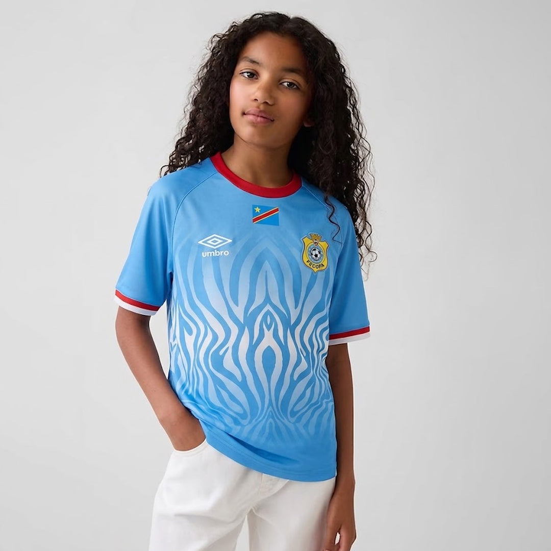 Congo DR National Team World Cup 2026 Home Jersey - Kids Unisex