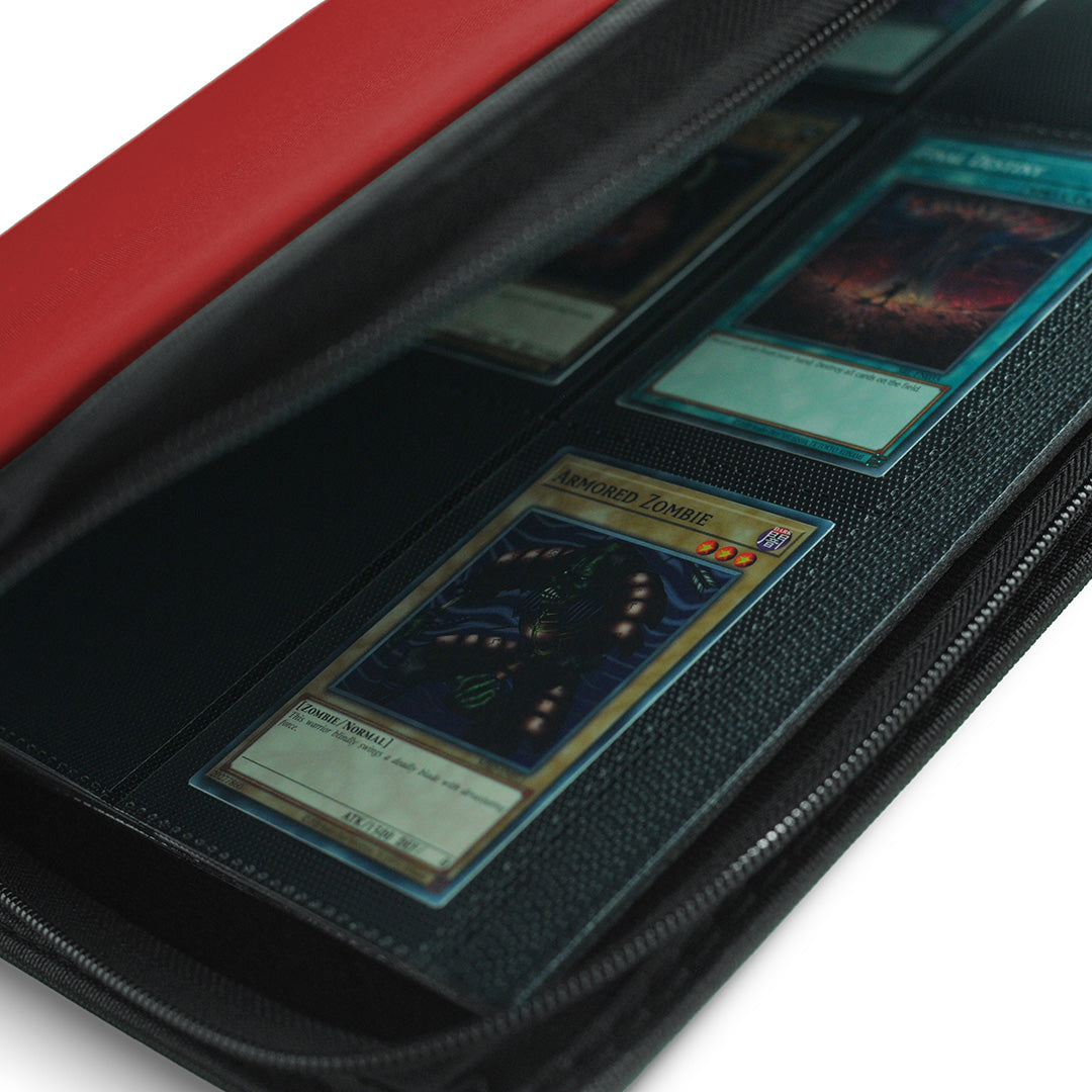 EVORETRO Regular Card Binder with Zipper – Red
