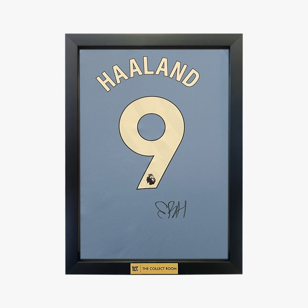 Erling Haaland Signed Manchester City Jersey