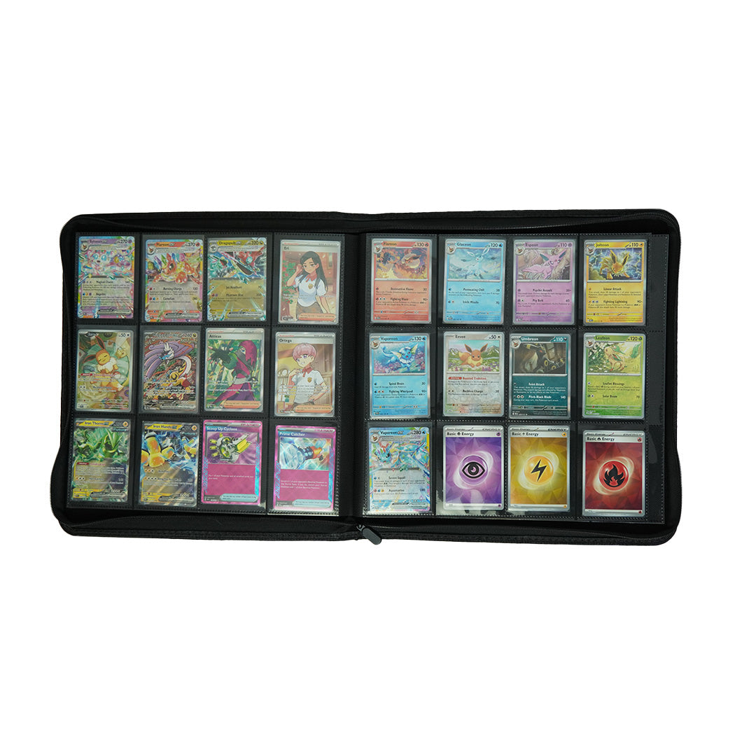 EVORETRO 4x3 Binder with Zipper - Red