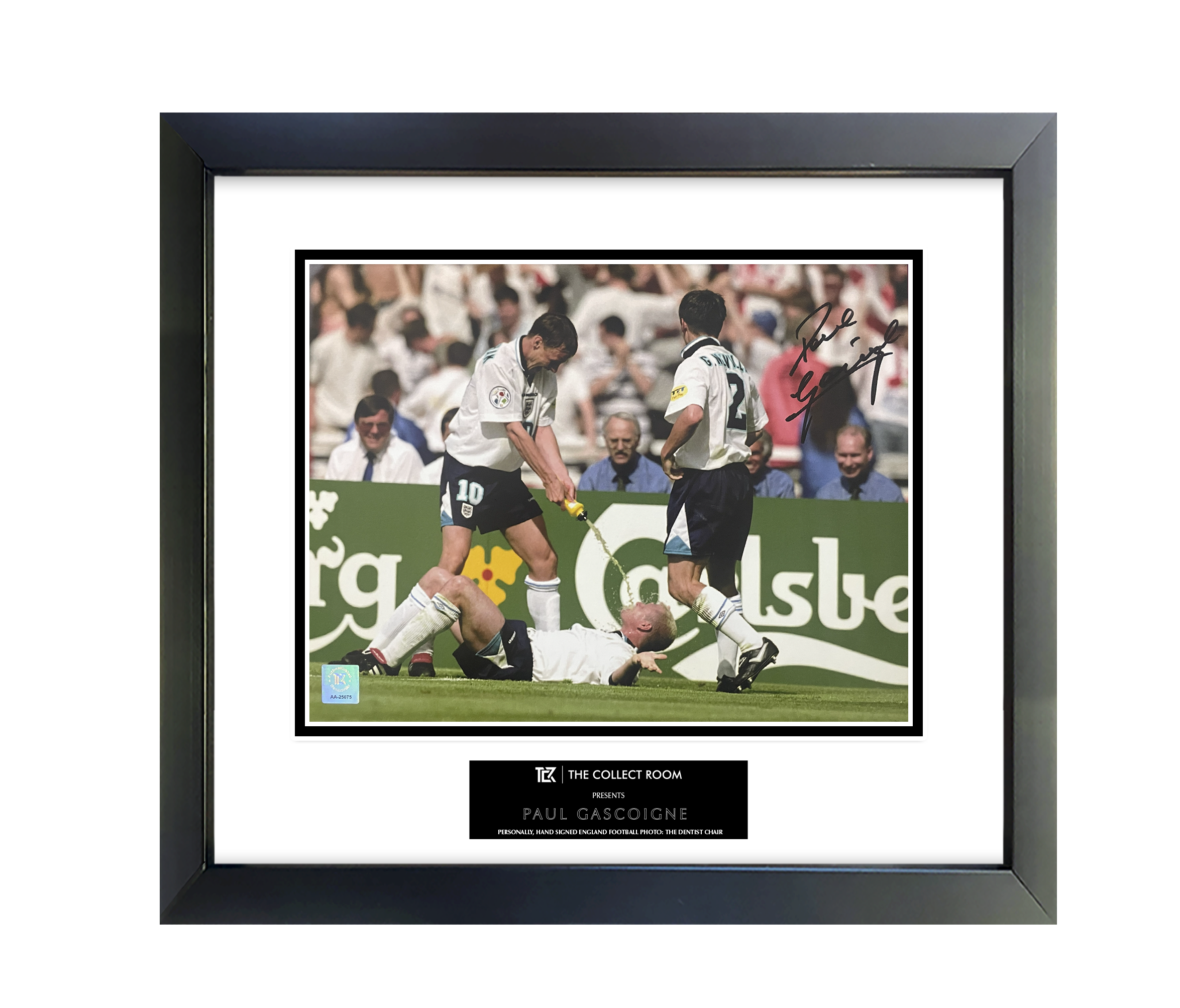 Paul Gascoigne Signed Photo