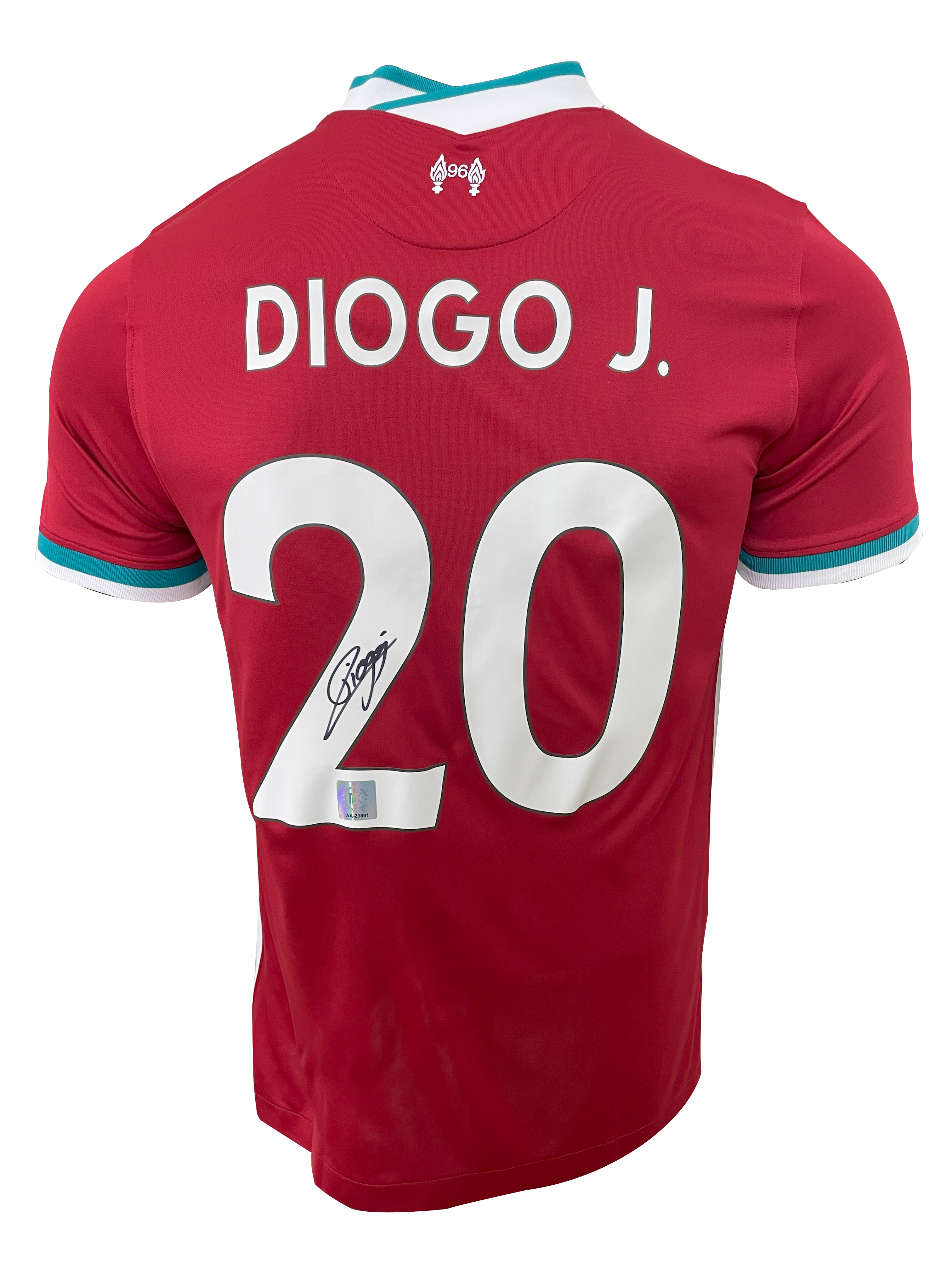 Diogo Jota Signed Liverpool Jersey