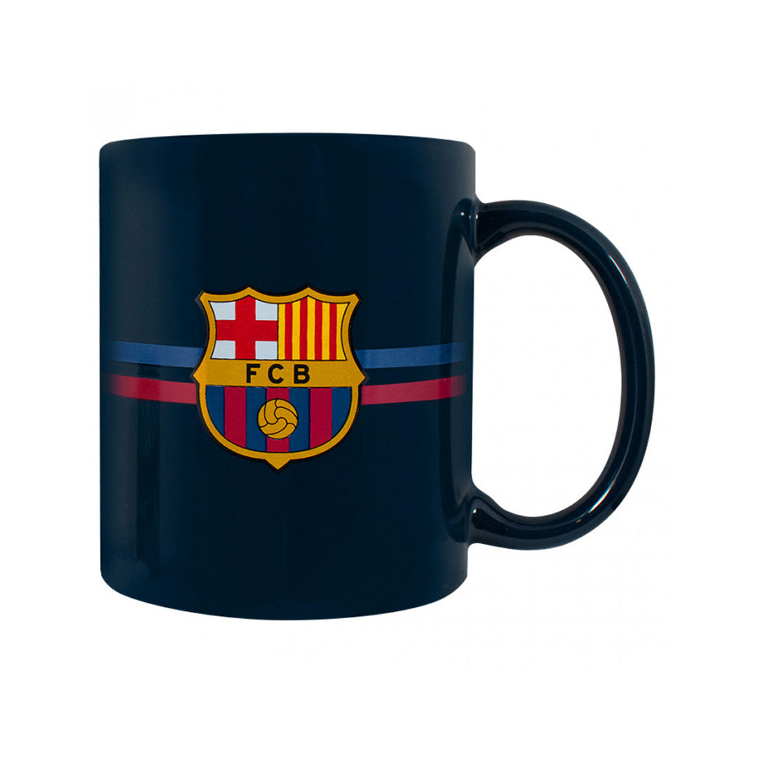 Barcelona Barca Boxed Ceramic Mug Navy