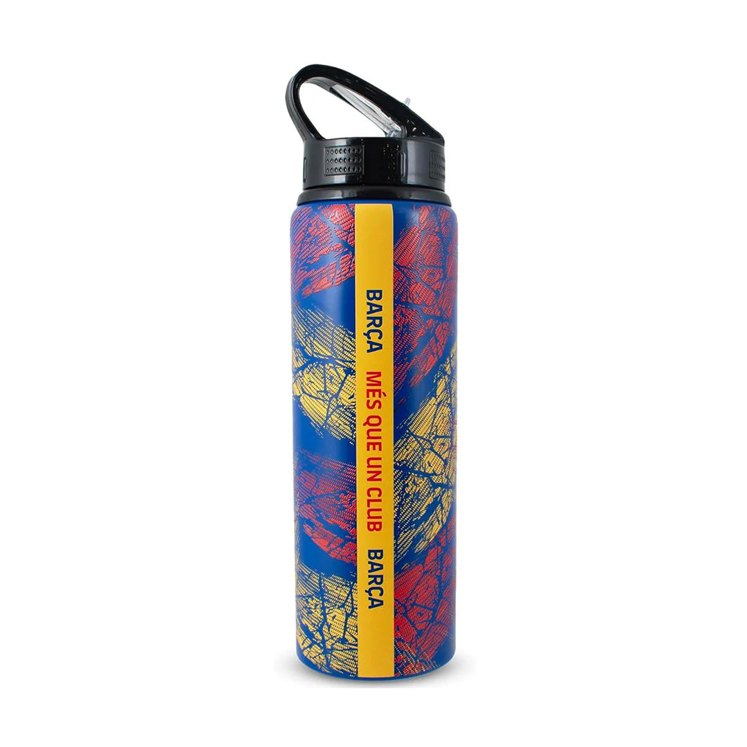 Barcelona FC Barca Premium Print Aluminium Water Bottle 750ml