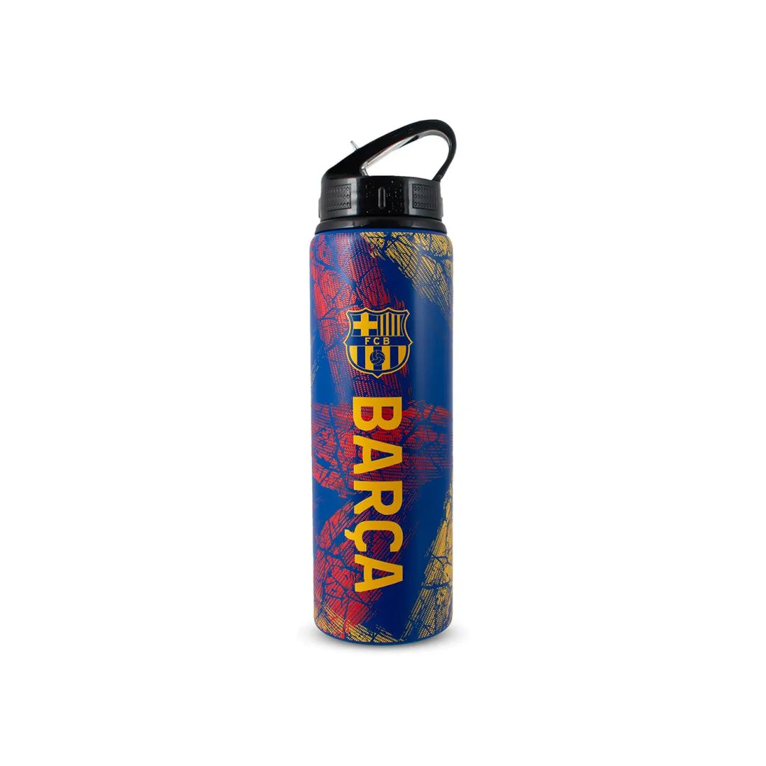 Barcelona FC Barca Premium Print Aluminium Water Bottle 750ml