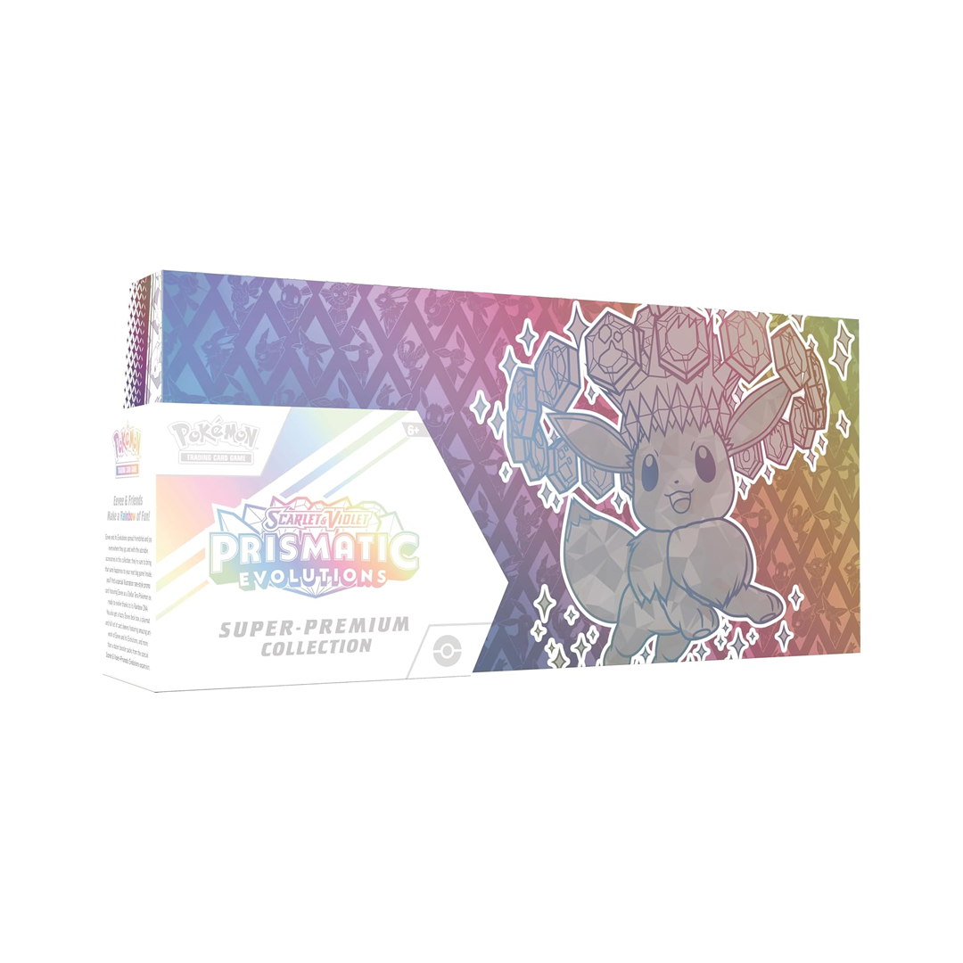 Pokemon Scarlet & Violet Prismatic Evolutions Super Premium Collection Box