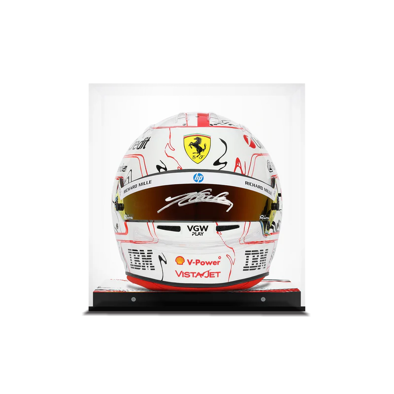 Charles Leclerc Signed 2025 Season Ferrari Replica Helmet - Japanese GP