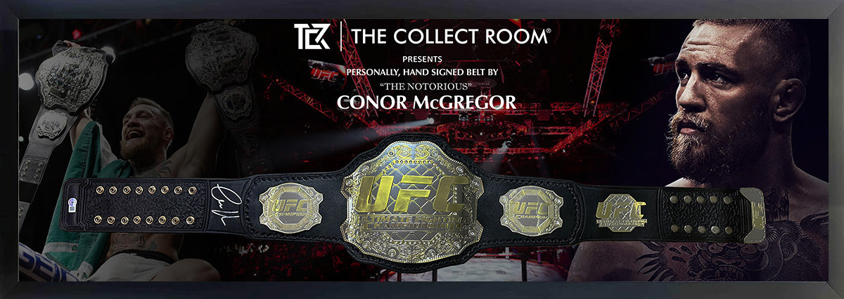 Conor McGregor Signed Replica UFC Belt