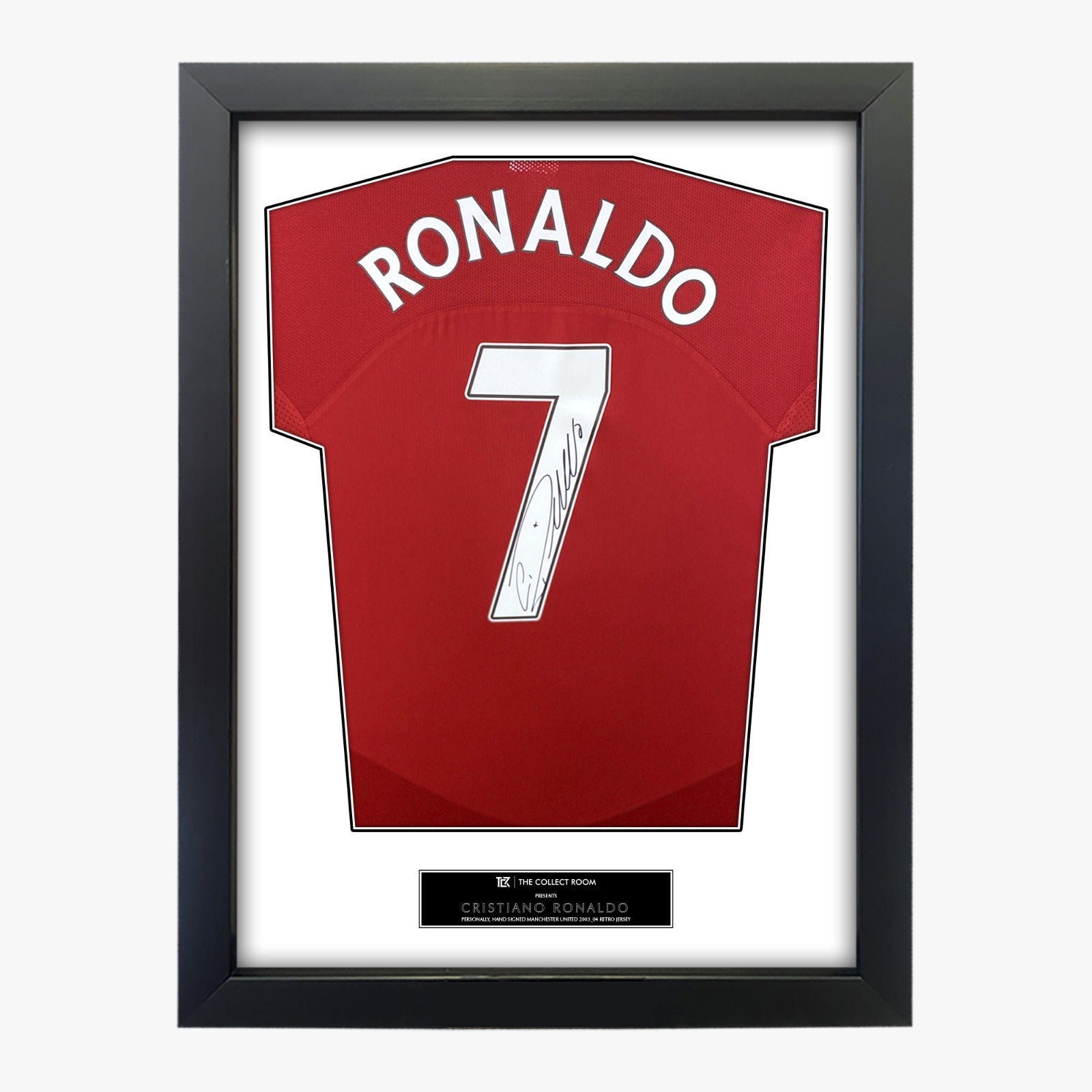 Cristiano Ronaldo Manchester United - Personally Hand-Signed Jersey