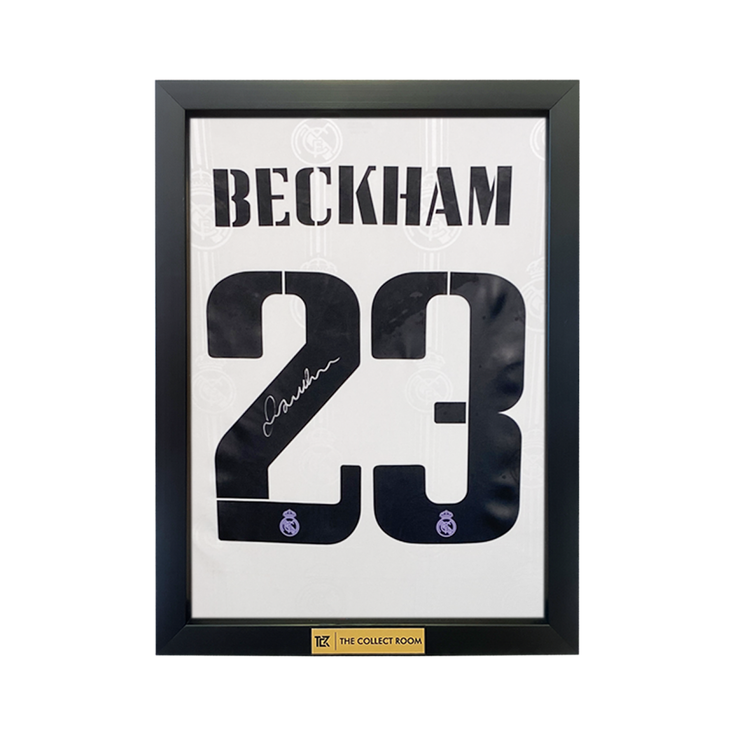 David Beckham Signed Real Madrid Jersey