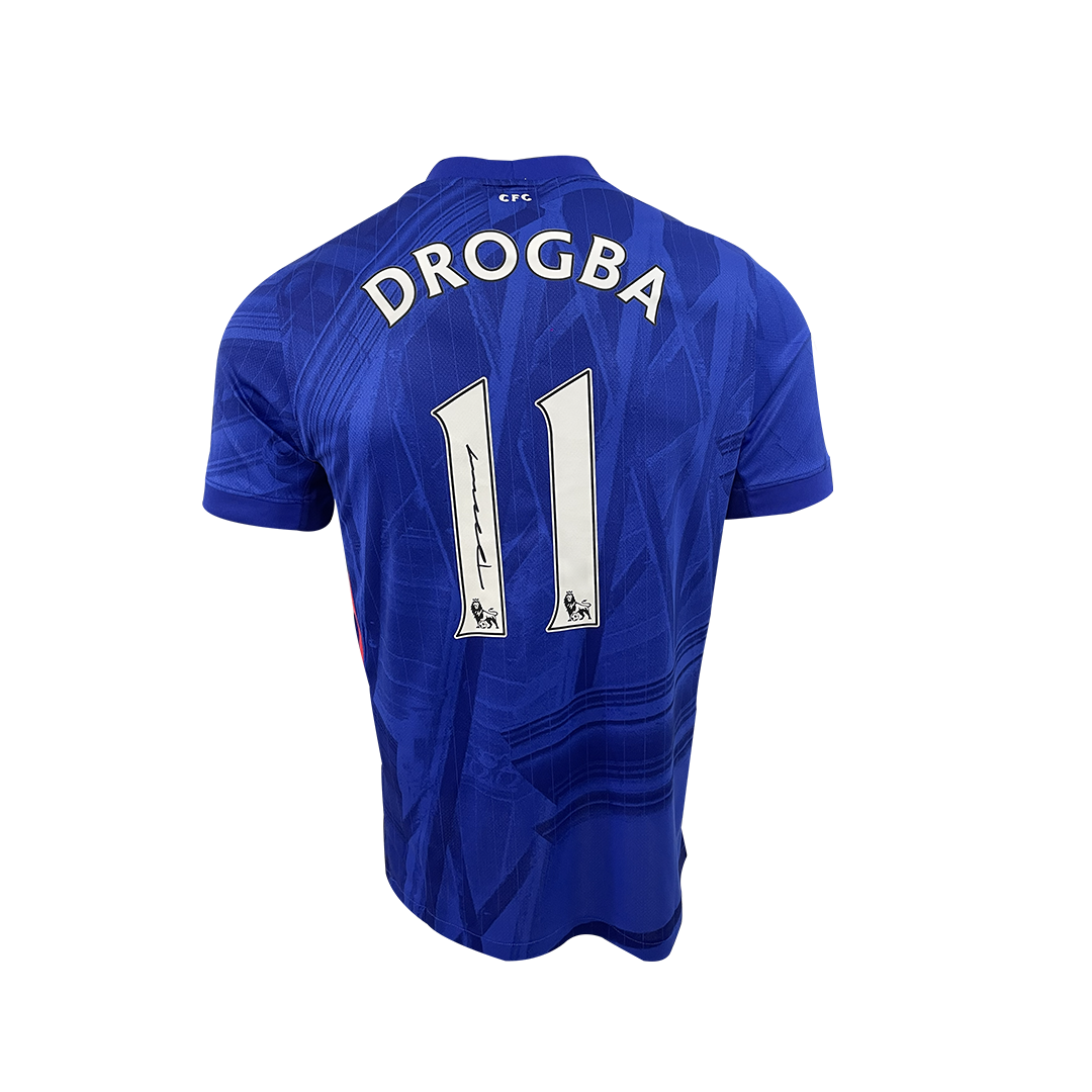 Didier Drogba Signed Chelsea 2025-26 Home Football Shirt