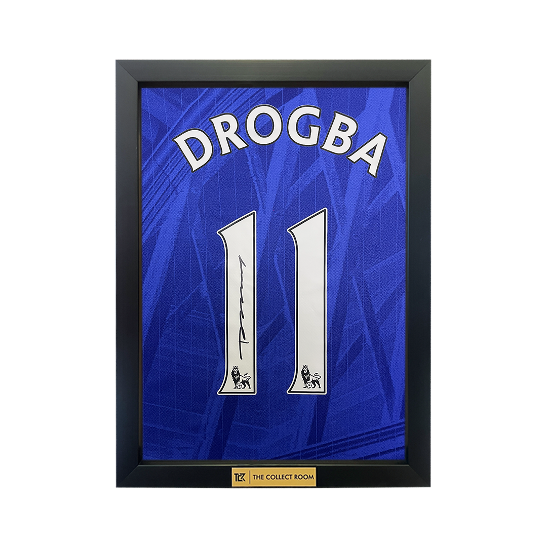 Didier Drogba Signed Chelsea 2025-26 Home Football Shirt
