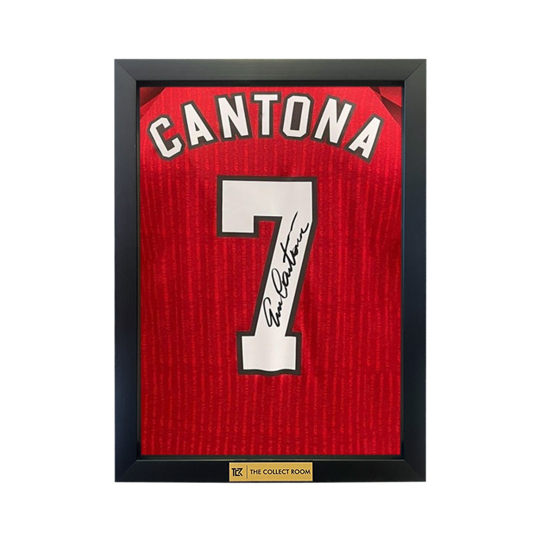 Eric Cantona Signed Manchester United Football Shirt