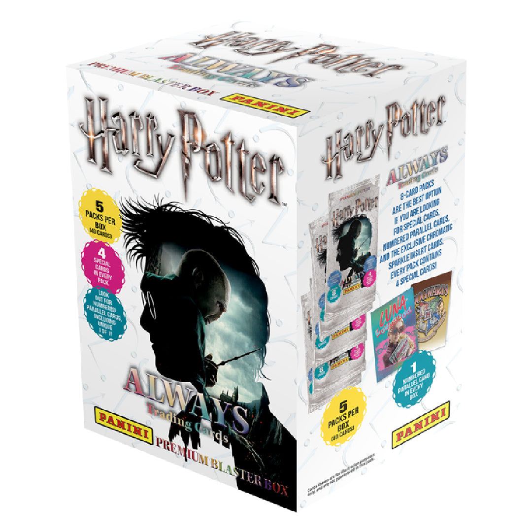 Panini Harry Potter Always Trading Cards 5-Pack Premium Blaster Box (40 Cards)