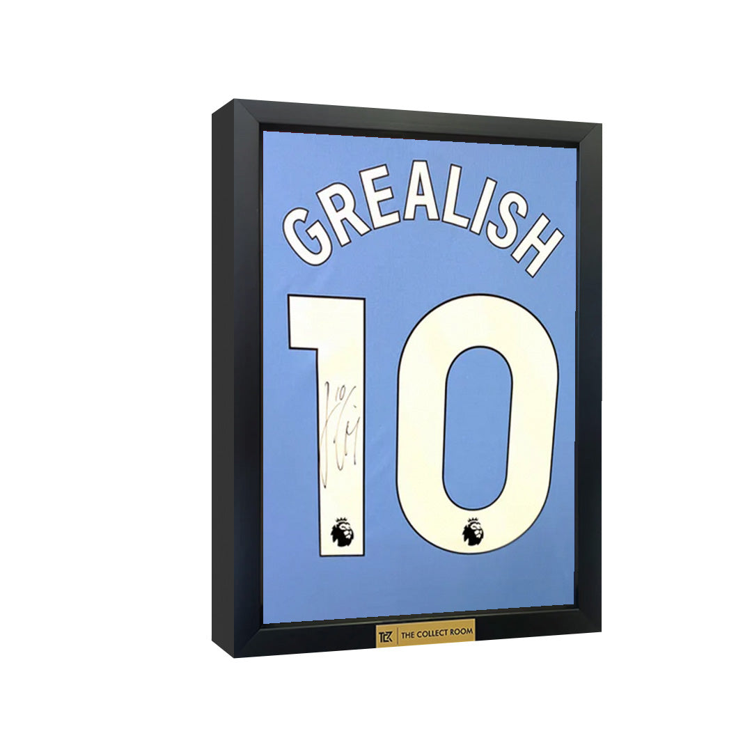 Jack Grealish Signed Manchester City Jersey 3D