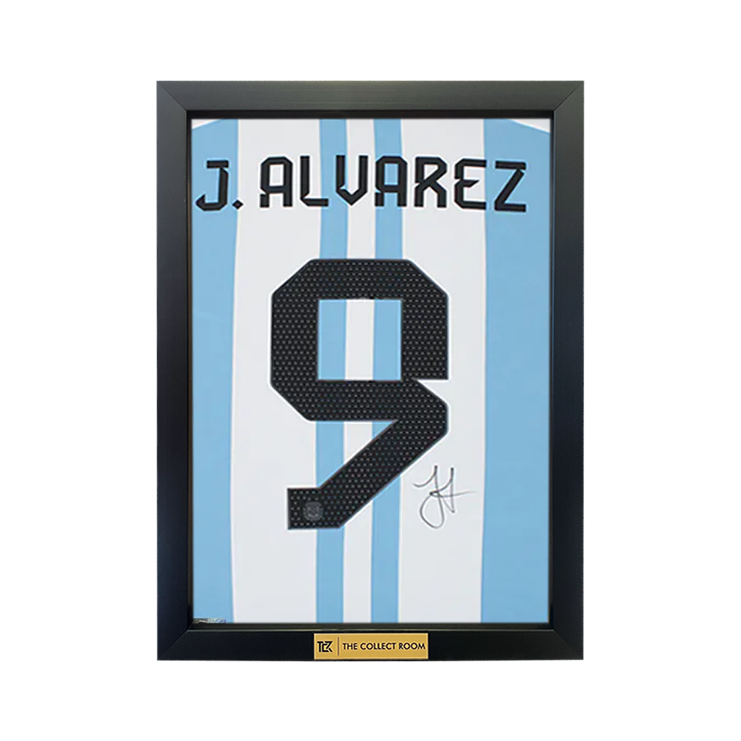 Julian Alvarez Signed Argentina 2022 Jersey