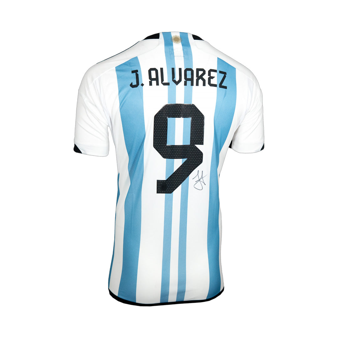 Julian Alvarez Signed Argentina 2022 Jersey