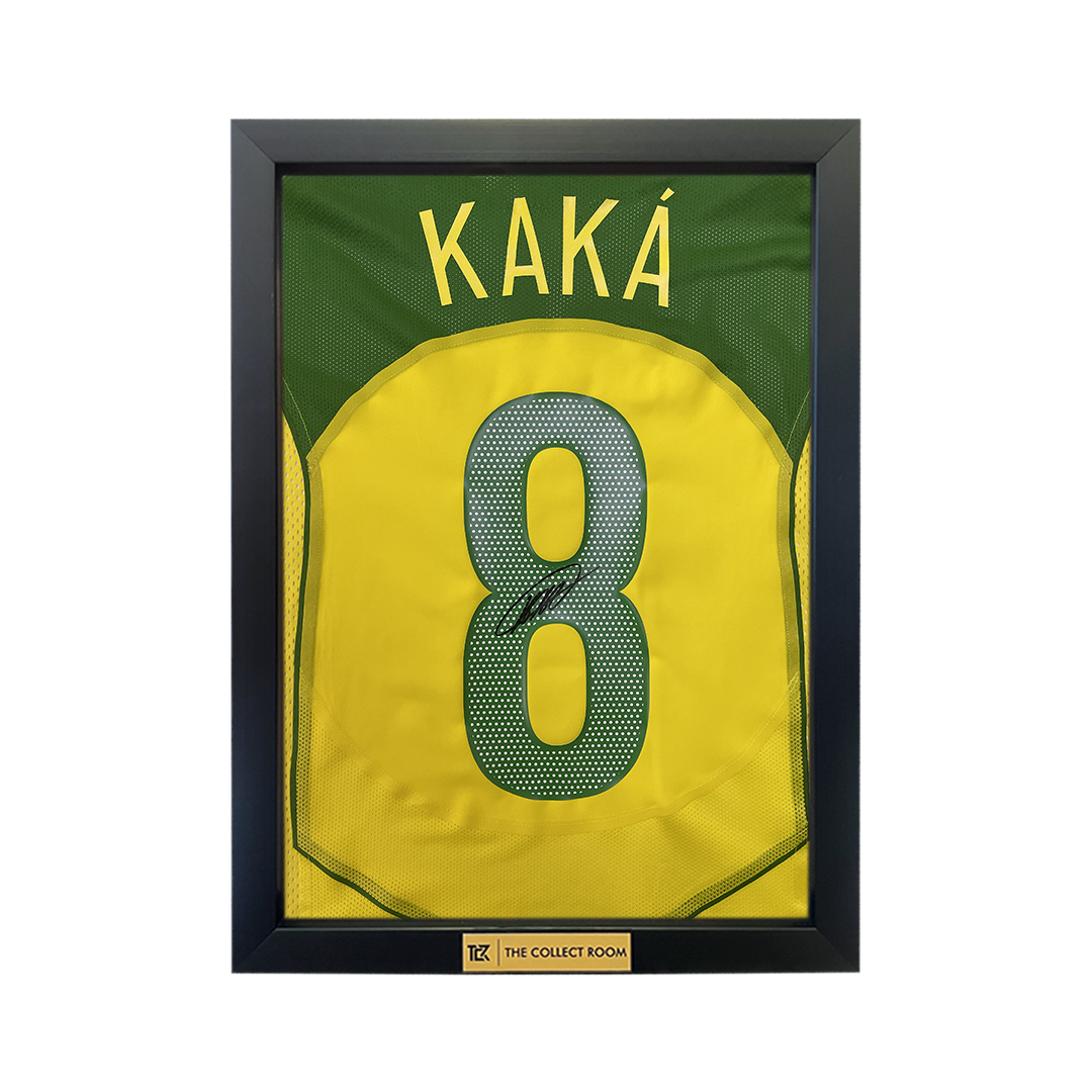 Kaka Personally Hand Signed Brazil 2004-06 Home Jersey