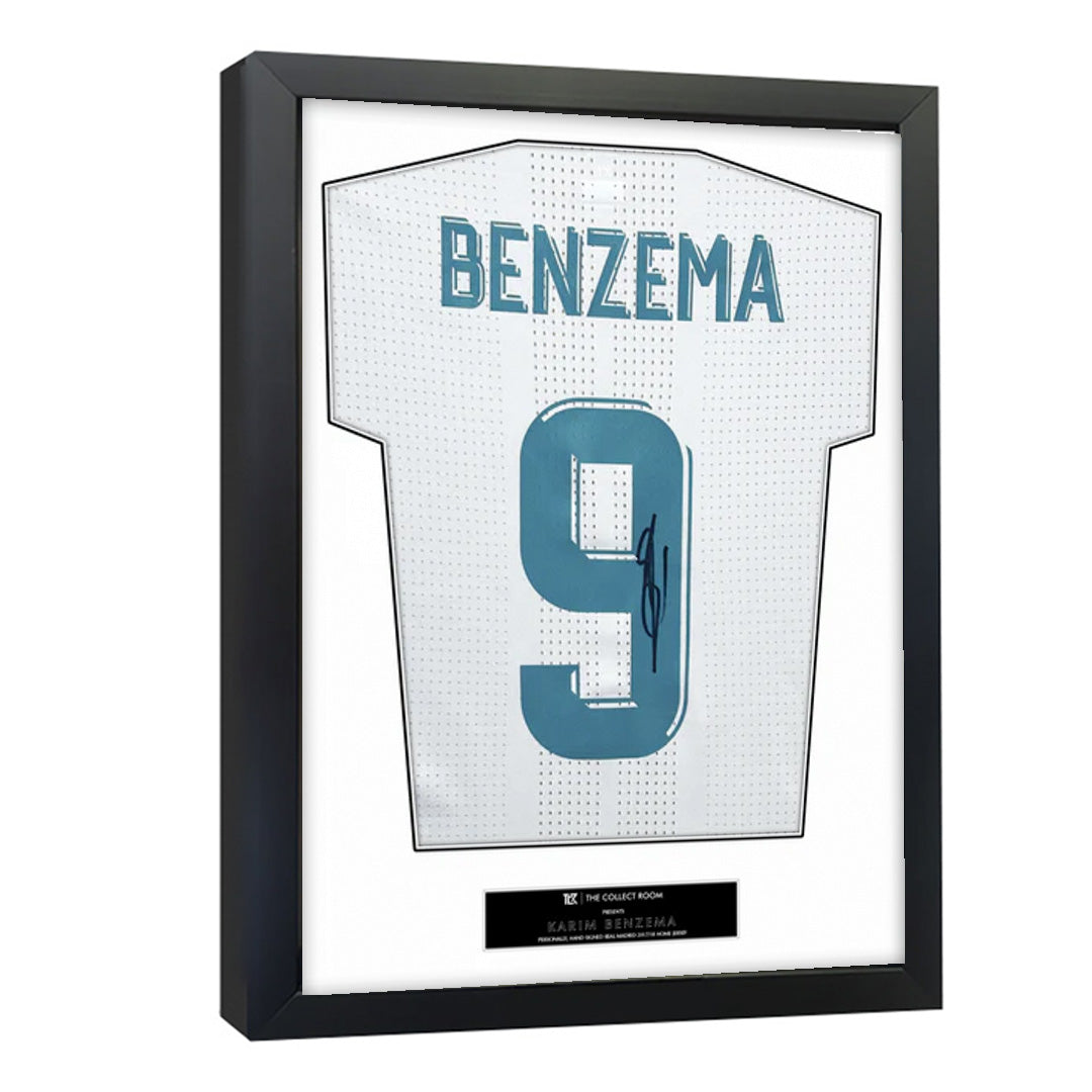 Karim Benzema Signed Real Madrid Jersey 3D