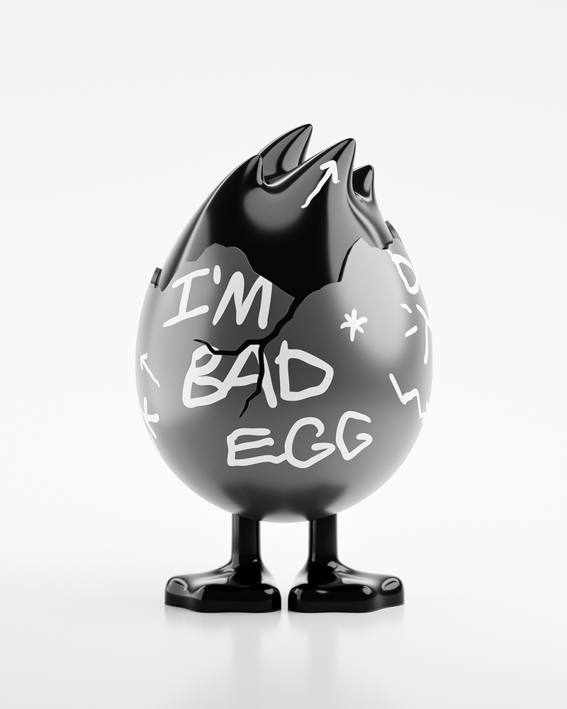 BAD EGG & MISFIT – Limited Edition Art Eggs with Hidden Rewards