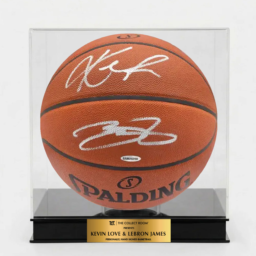 Kevin Love & LeBron James Signed Authentic Basketball