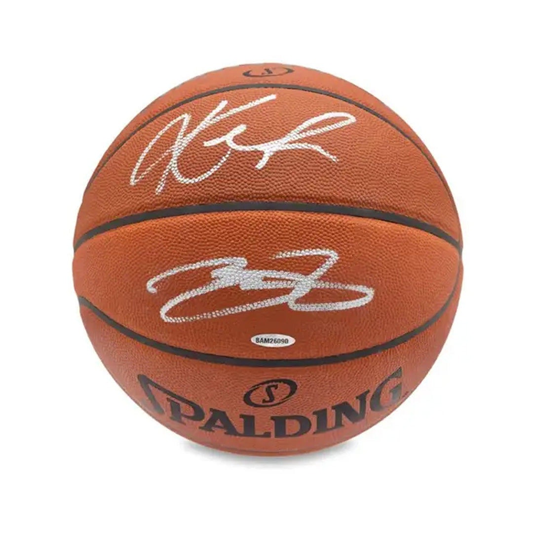 Kevin Love & LeBron James Signed Authentic Basketball