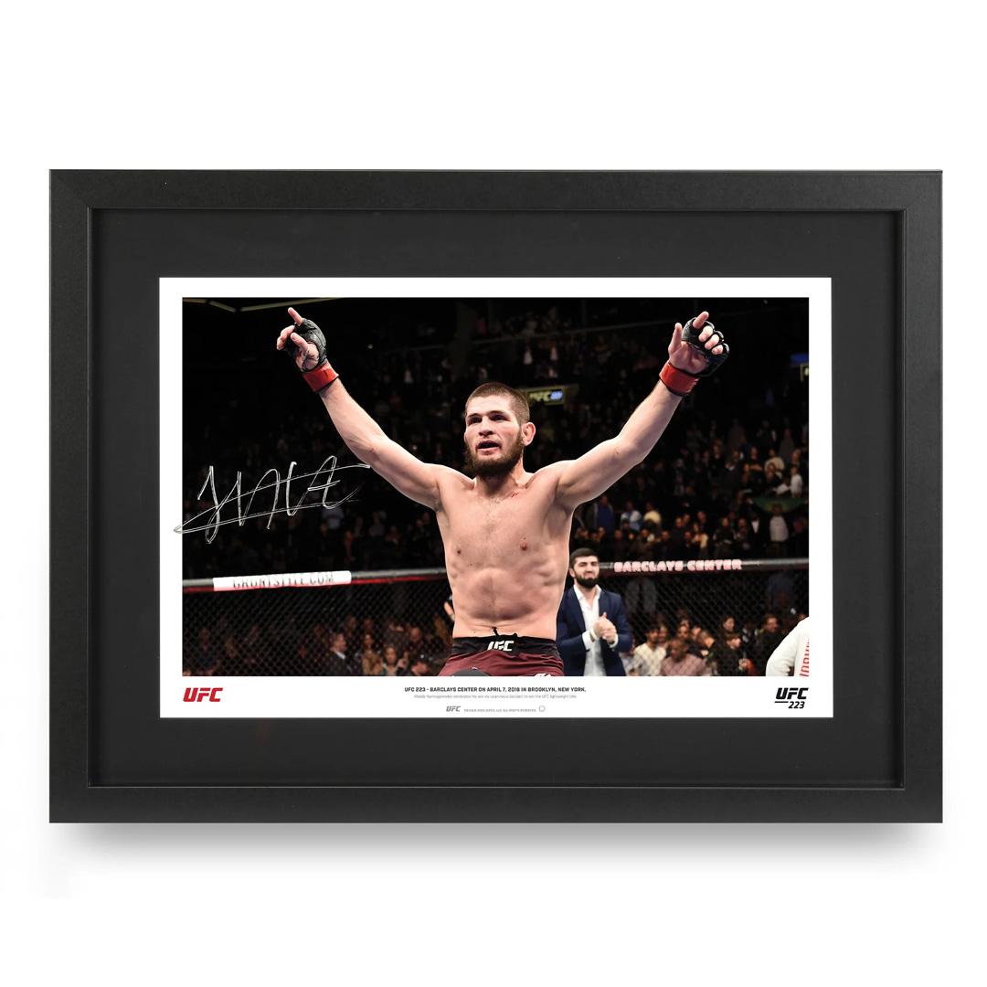 Khabib Nurmagomedov Signed UFC Memorabilia