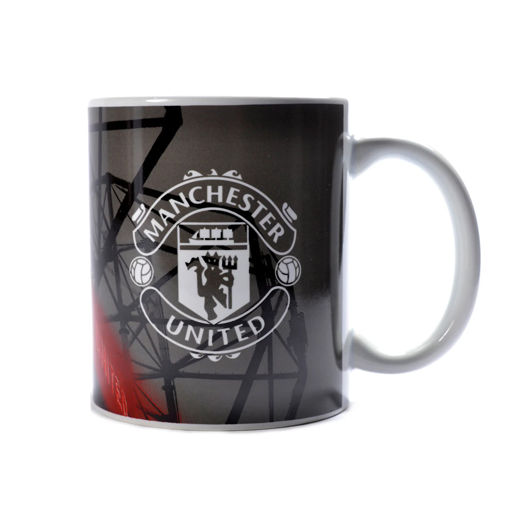 Manchester United Old Trafford 11oz Boxed Mug Black