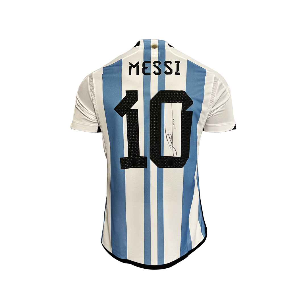 Messi Signed Argentina & Inter Miami Dual Frame Jersey