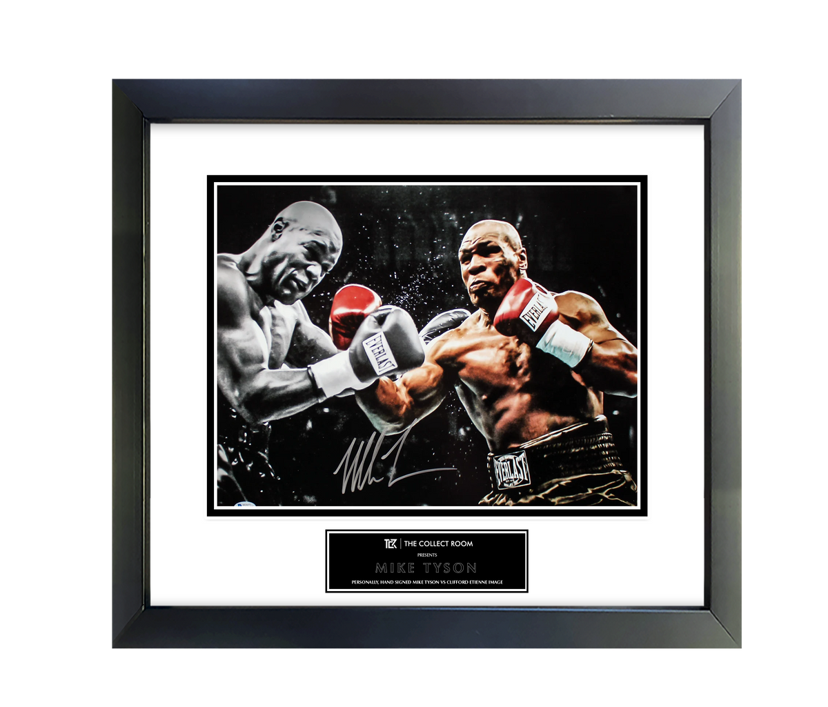Mike Tyson Authentic Signed 16x20 Photo vs. Clifford Etienne Autographed BAS