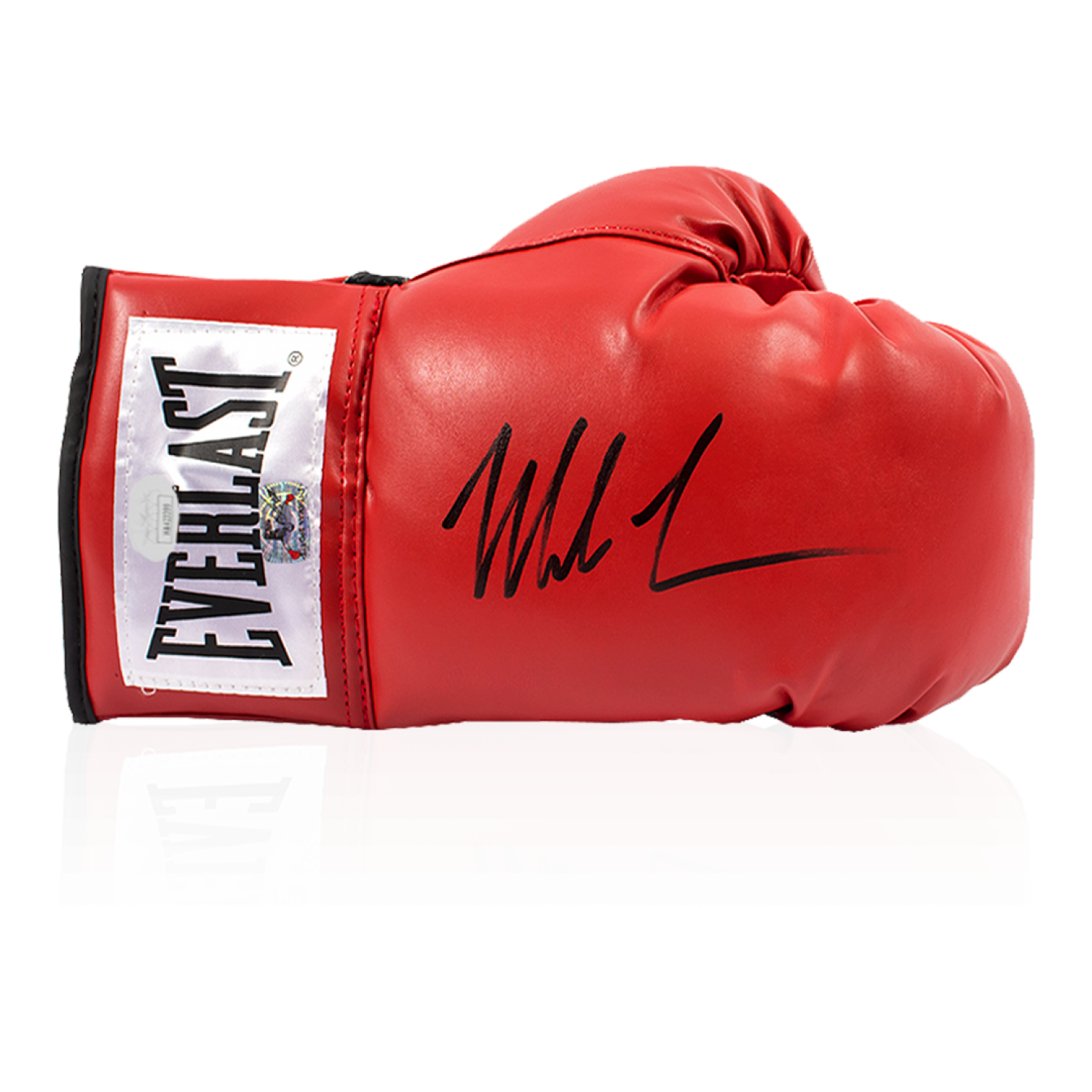Mike Tyson Signed Red Everlast Glove Framed