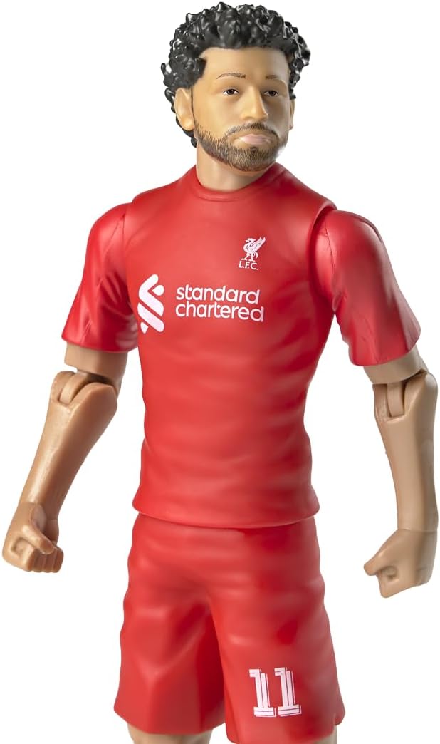 Mohamed Salah #11 Liverpool FC Action Figure – Official LFC Soccer Star Collectible
