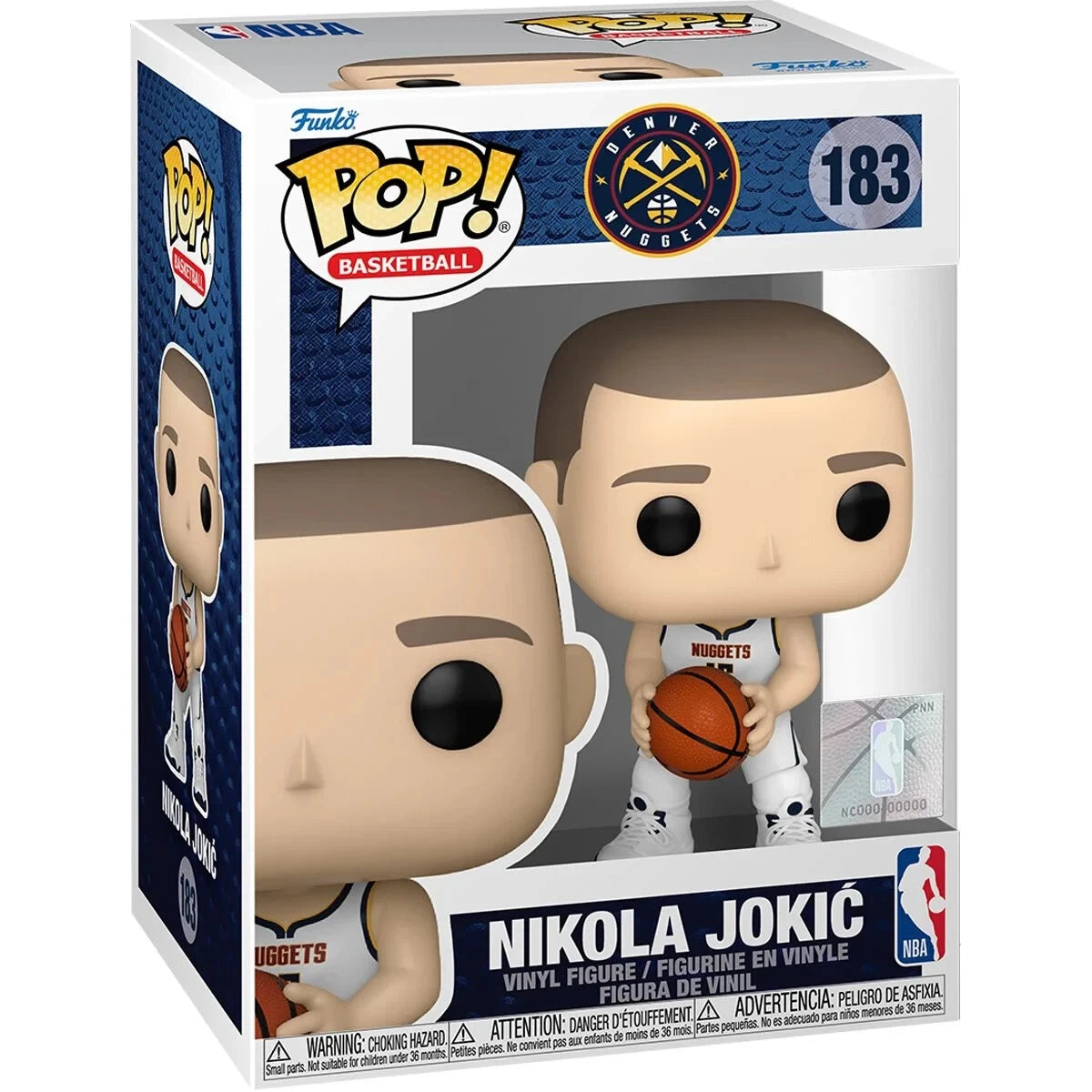 NBA K Funko Pop! Nikola Jokic #183 DENVER NUGGETS New & NMint