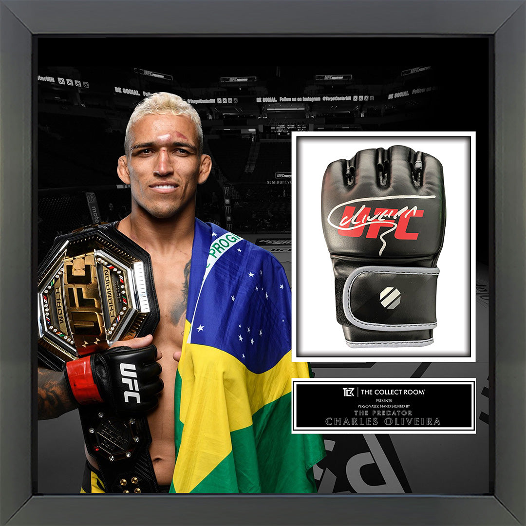 Charles Oliveira Signed UFC Glove