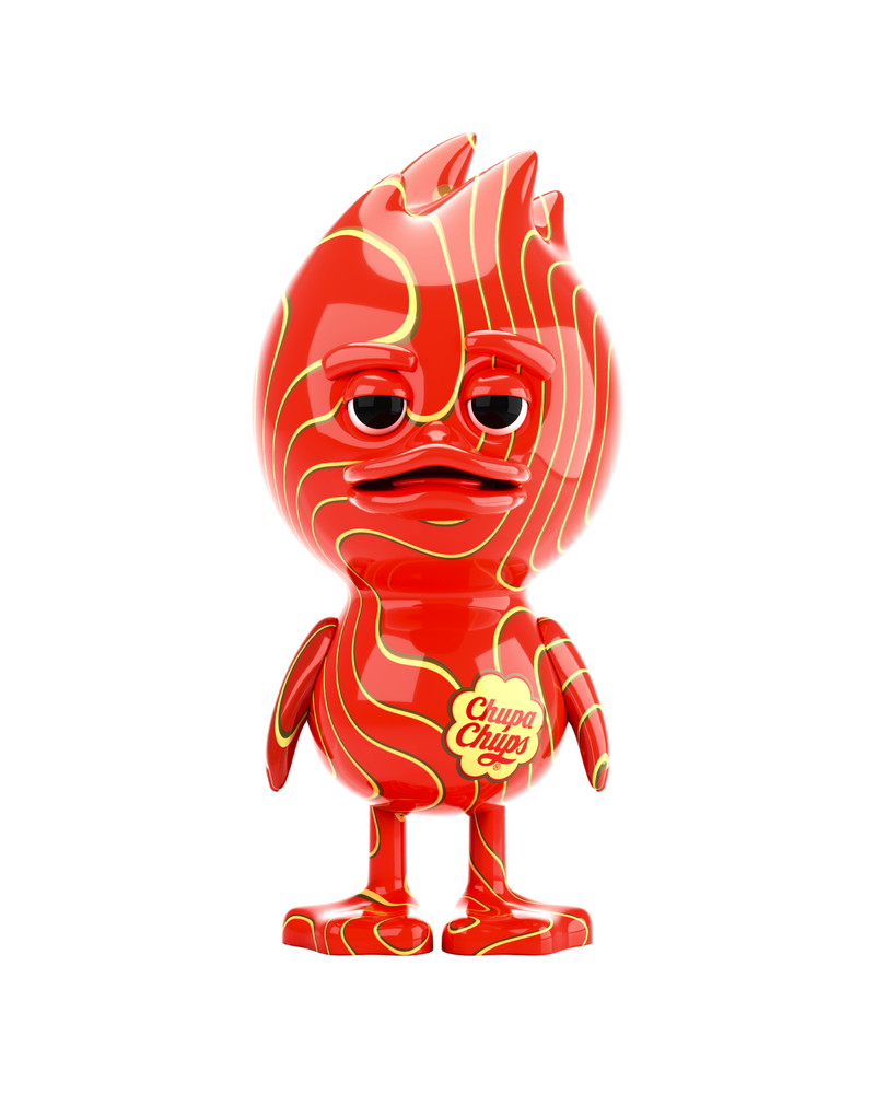 TUD x Chupa Chups – Eggstraw: A Strawberry-Inspired Art Drop