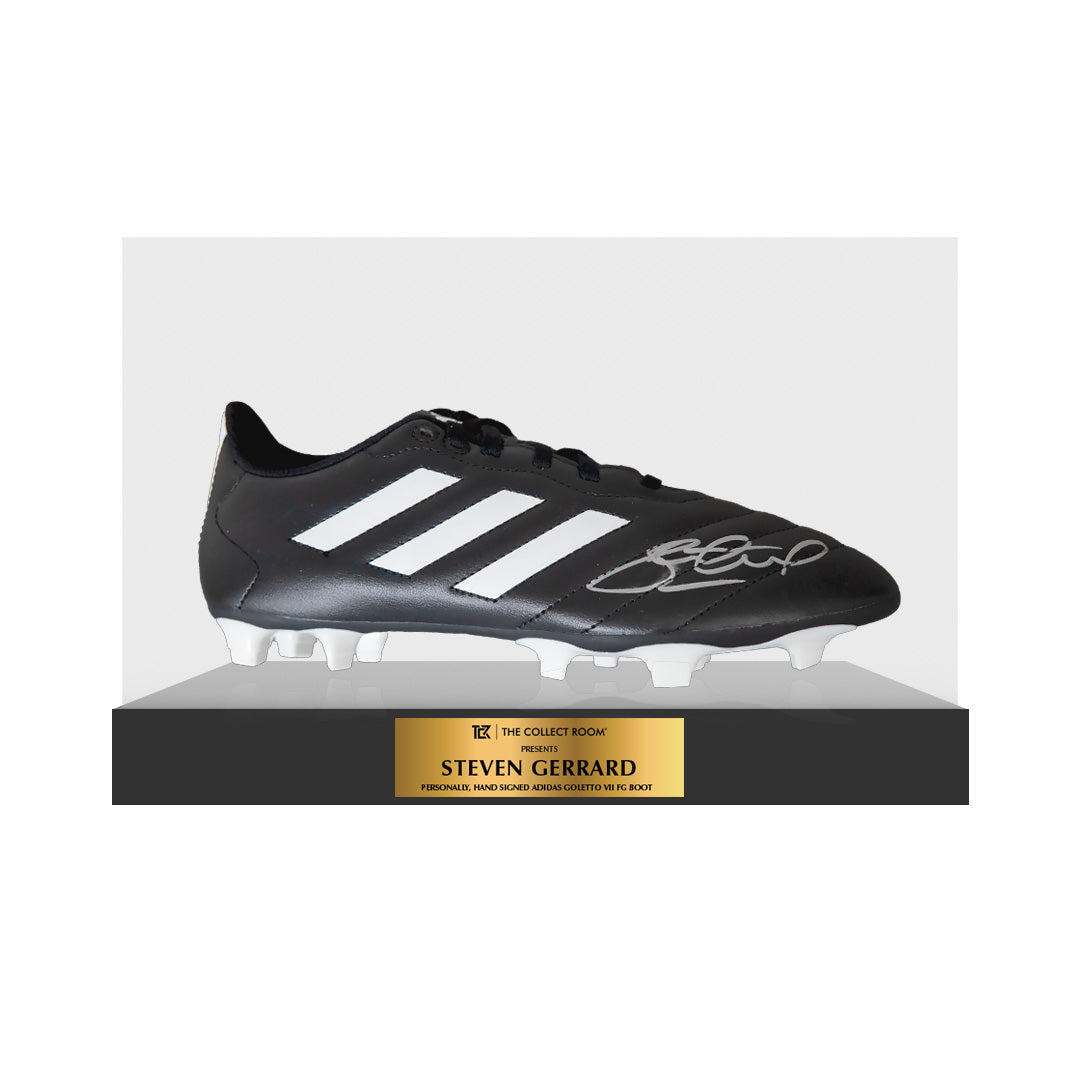 Steven Gerrard Signed Football Boot Adidas Goletto VII FG