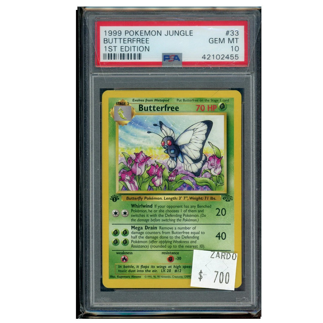 PSA 10 Butterfree 1st Edition – 1999 Pokémon Jungle #33