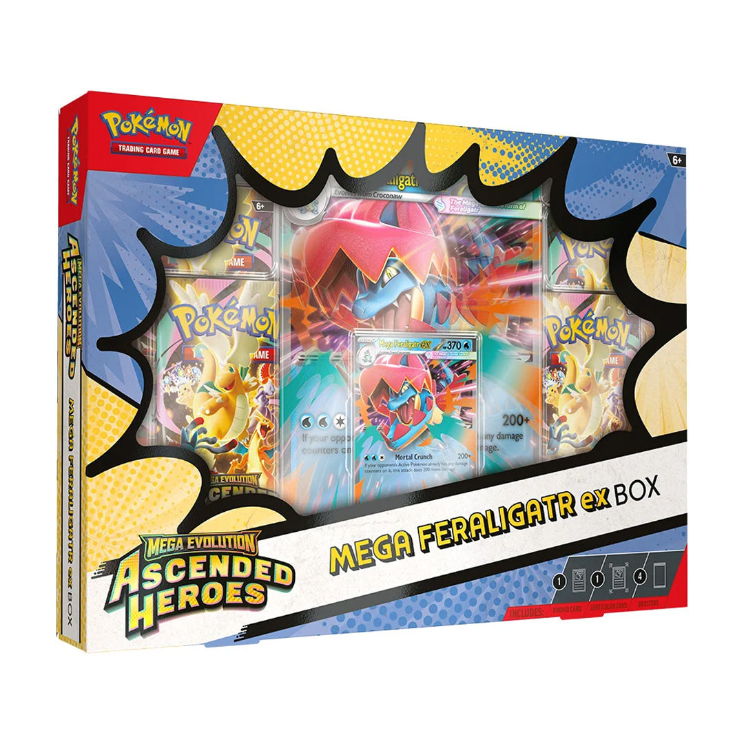 Pokemon Mega Evolution ME2.5 Ascended Heroes Mega ex 6-Box Case