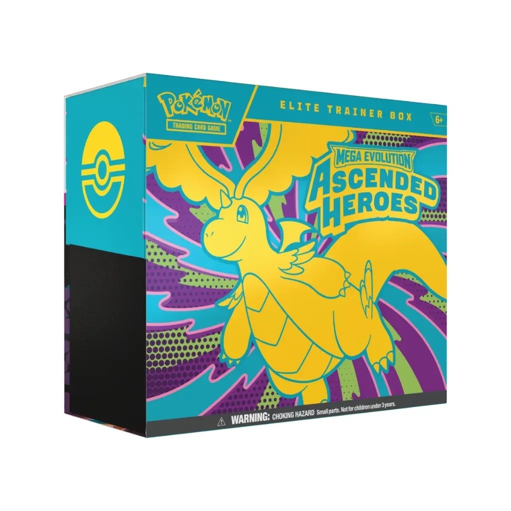 Pokemon TCG: Mega Evolutions – Ascended Heroes Elite Trainer Box – Dragonite!