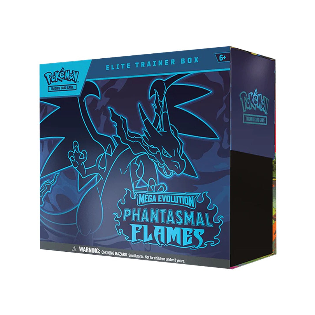 Pokémon trading card game elite trainer box with dragon design on a white background