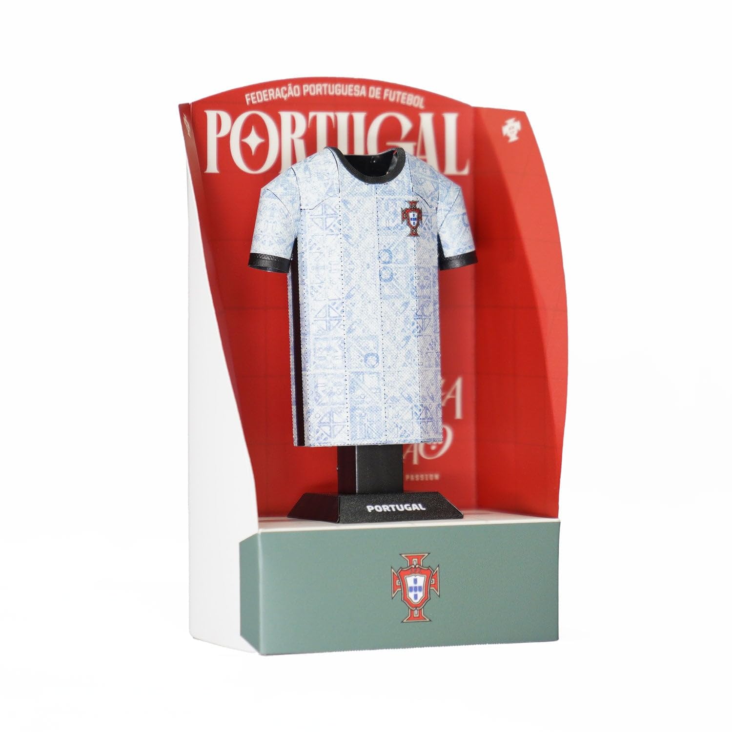 Portugal Away Jersey 2024 – Metal Mini Jersey Kit | National Team Collectible