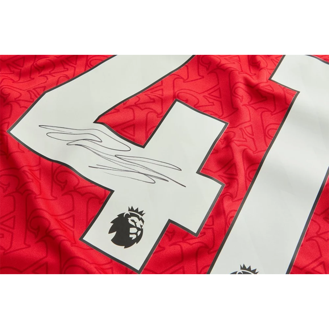 Arsenal 25/26 Rice Home Signed Jersey