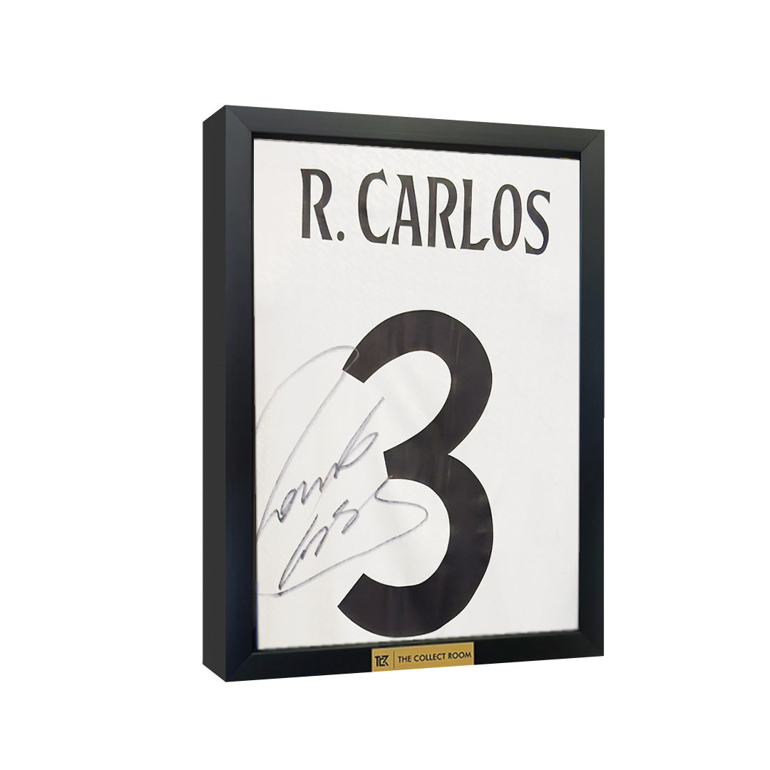 Roberto Carlos Signed Real Madrid Jersey