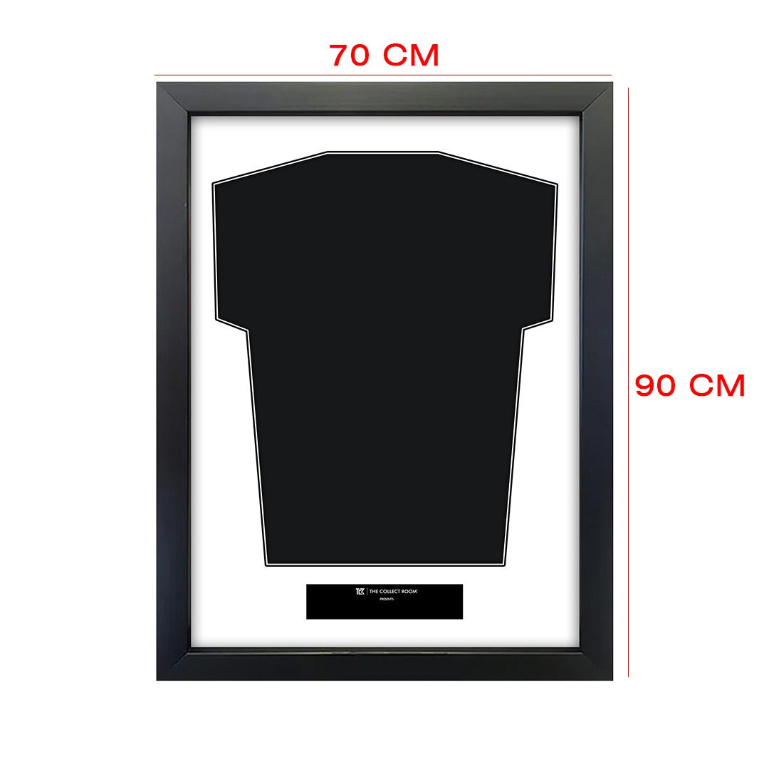 Roberto Carlos Signed Real Madrid Jersey Frame 1